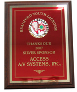 sponsor plaque
